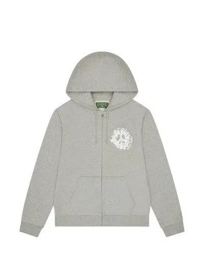 Denim Tears Kapuzenjacke Mit Reissverschluss In Green