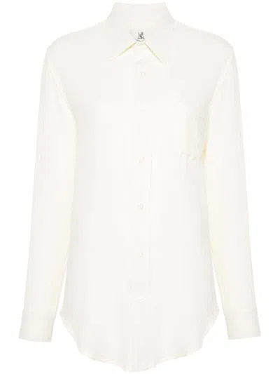 Denimist Boyfriend Cotton Shirt In Neutrals