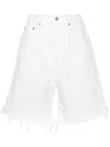 Denimist Brooke Cotton Shorts In White