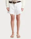 Denimist Brooke Shorts In White In White
