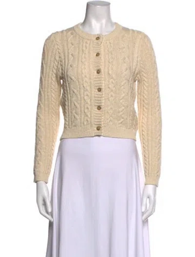 Pre-owned Denimist Crew Neck Sweater In Neutrals