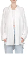 Denimist Button Front Shirt In White