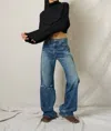 Denimist Cropped Cable Knit Sweater In Black