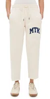 Denimist Cropped Classic Sweatpants White In White