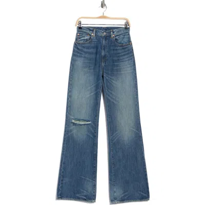 Denimist Dena High Waist Flare Leg Jeans In Blue