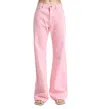 Denimist Dena Jeans In Garment Dyed Orchid Pink In Garment Dyed Orchid Pink