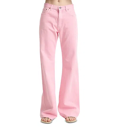 Denimist Dena Jeans In Garment Dyed Orchid Pink