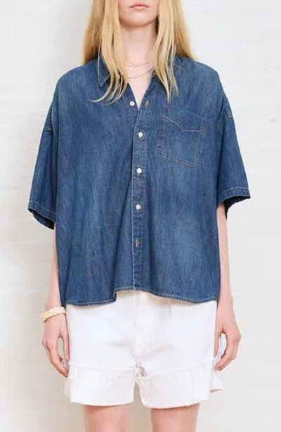 Denimist Denim Button-up Shirt In Blue