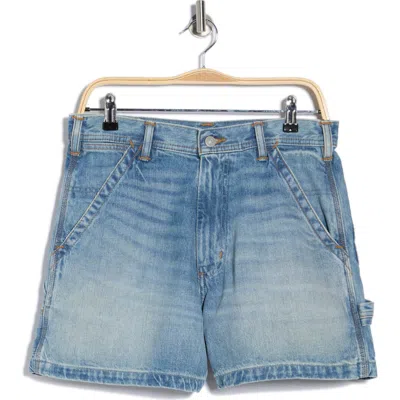 Denimist Denim Carpenter Shorts In Blue