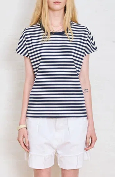 Denimist Drop Shoulder T-shirt In Blue