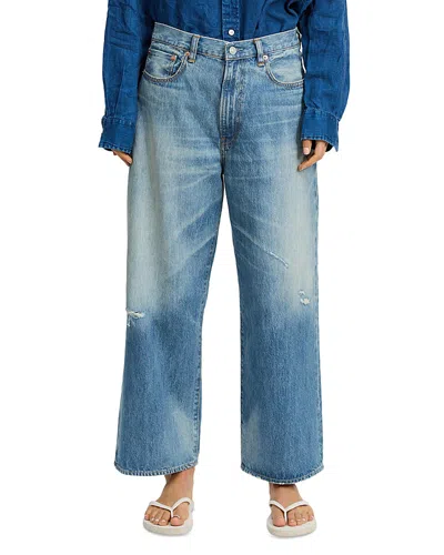 Denimist Georgia High Rise Wide Leg Jeans In Glenmore Blue