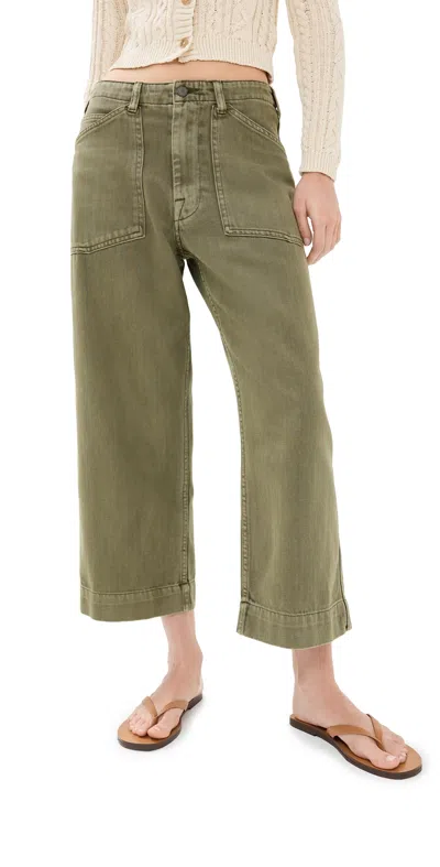 Denimist Georgia Work Pants Olive Green