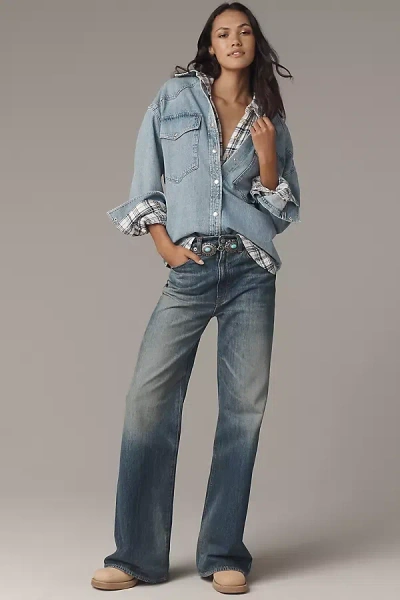 Denimist Helena High-rise Wide-leg Jeans In Blue