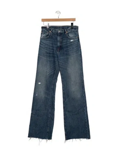 Pre-owned Denimist High-rise Flared Jeans In Blue