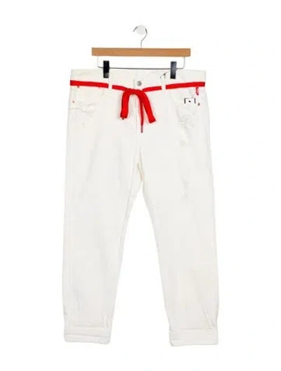 Pre-owned Denimist High-rise Straight Leg Jeans In Blue