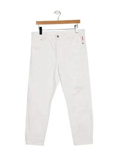 Pre-owned Denimist High-rise Straight Leg Jeans In Blue