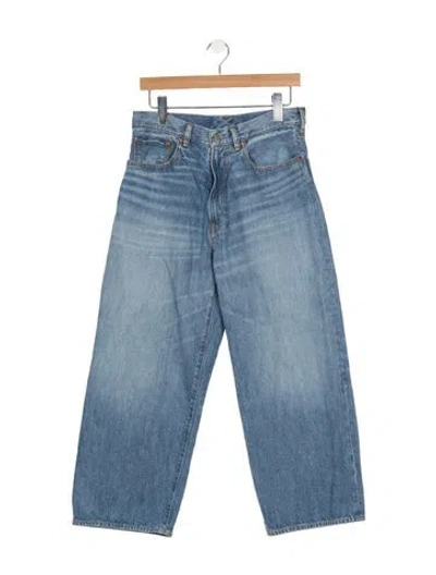 Pre-owned Denimist High-rise Wide Leg Jeans In Blue