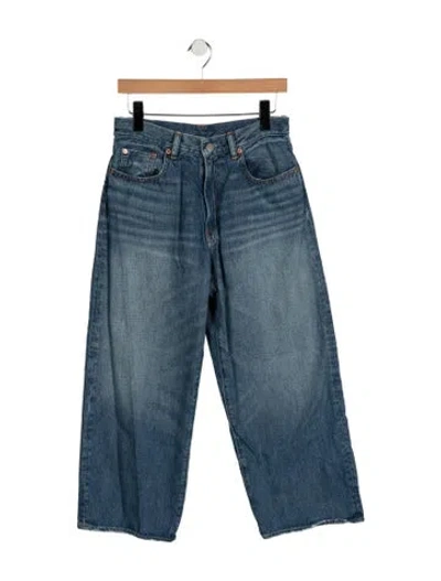 Pre-owned Denimist High-rise Wide Leg Jeans In Blue