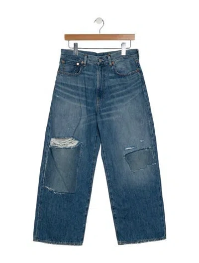 Pre-owned Denimist High-rise Wide Leg Jeans W/ Tags In Blue