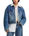 Denimist Iris Boxy Trucker Jacket In Blue
