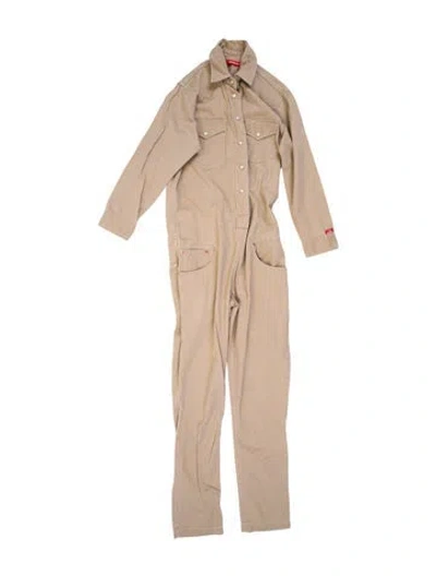 Pre-owned Denimist Jumpsuit In Neutral