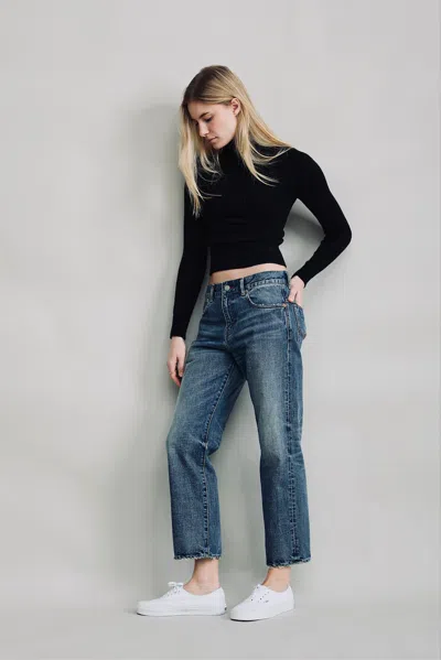 Denimist Lindsay Slim Boyfriend Jean In Blue