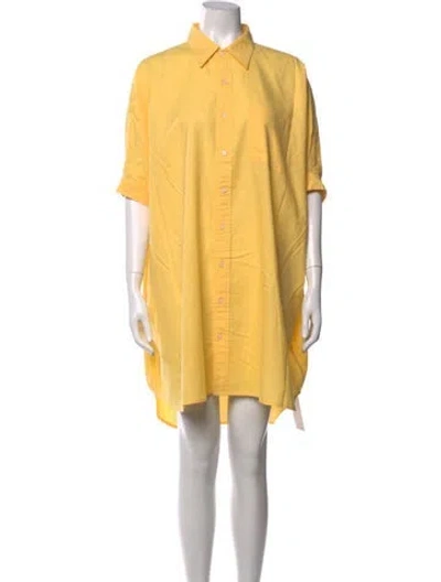 Pre-owned Denimist Long Dress In Yellow