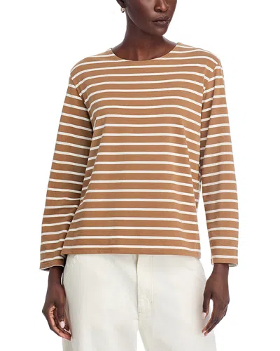 Denimist Long Sleeve Tee In Brown