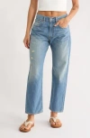 Denimist Lucy Straight Leg Boyfriend Jeans In Blue