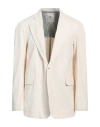 Denimist Man Blazer Ivory Size M Cotton In White