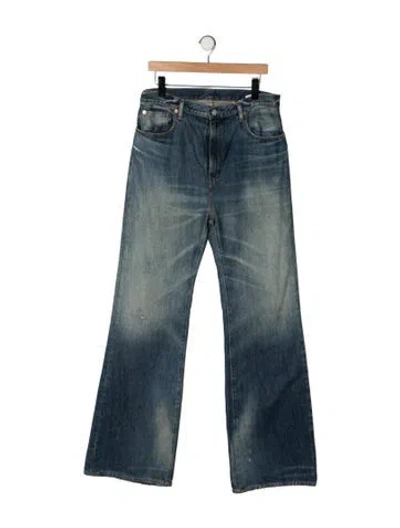 Pre-owned Denimist Mid-rise Flared Jeans In Blue