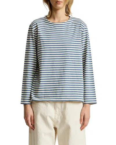 Denimist Mills Pond Striped Tee In Multi