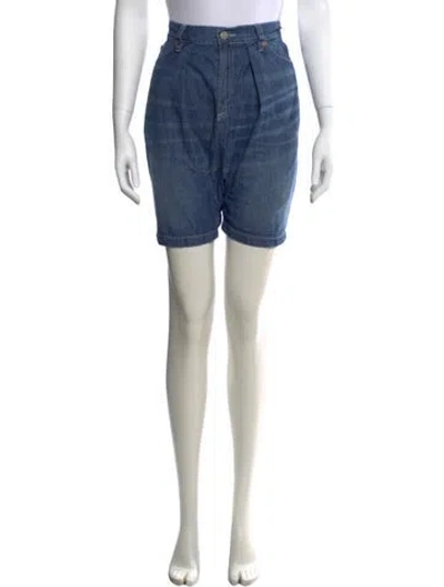Pre-owned Denimist Mini Shorts In Blue