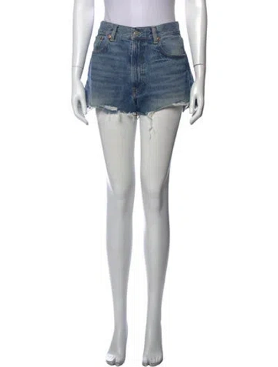 Pre-owned Denimist Mini Shorts In Blue