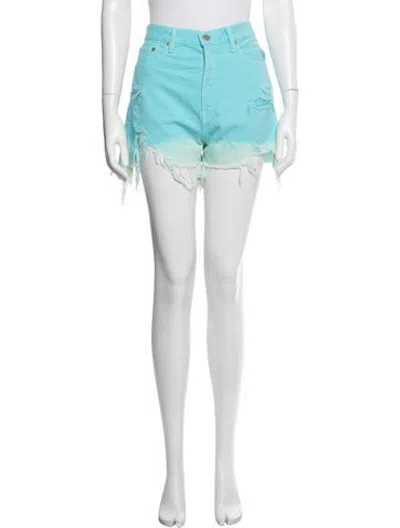 Pre-owned Denimist Mini Shorts In Blue