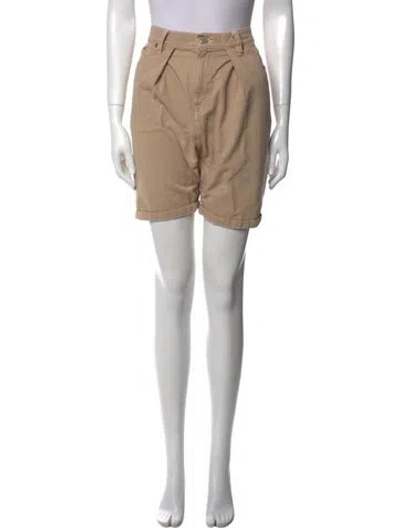 Pre-owned Denimist Mini Shorts In Neutral