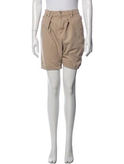 Pre-owned Denimist Mini Shorts In Neutral