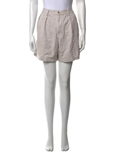 Pre-owned Denimist Mini Shorts In Neutrals