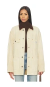 Denimist Corduroy Collared Jacket In Neutral
