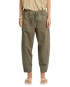 Denimist Pull On Work Pants In Green