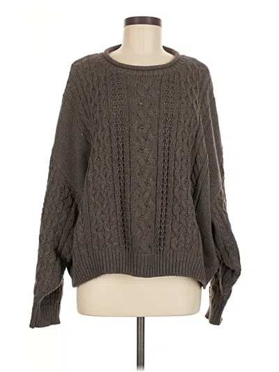 Pre-owned Denimist Pullover Sweater In Brown