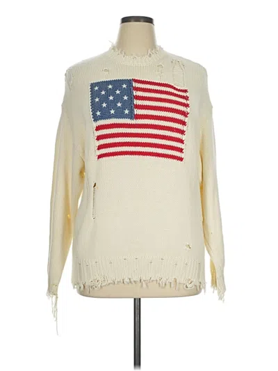 Pre-owned Denimist Pullover Sweater In Ivory