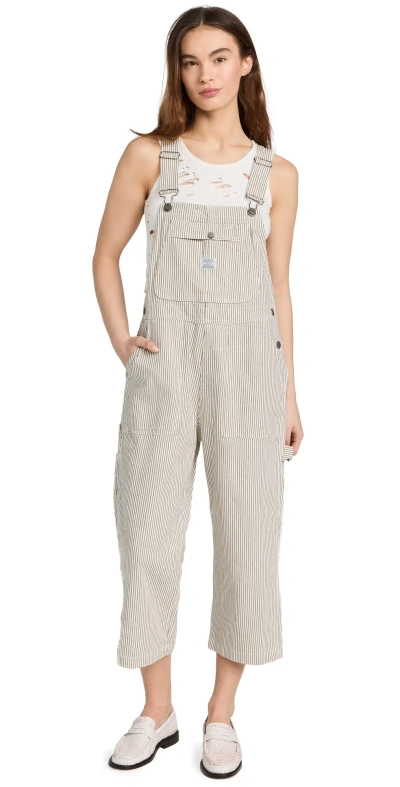 Denimist Relaxed Dungarees Railroad Grey In Neutrals