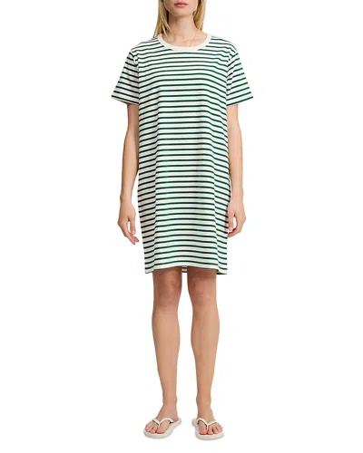 Denimist Relaxed T Shirt Dress In White