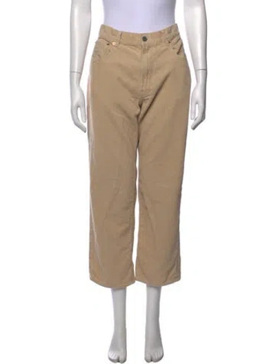 Pre-owned Denimist Straight Leg Pants In Neutrals