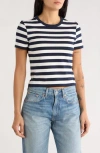 Denimist Striped Baby T-shirt In Blue