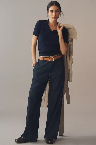 Denimist Teri Mid-rise Wide-leg Jeans In Blue