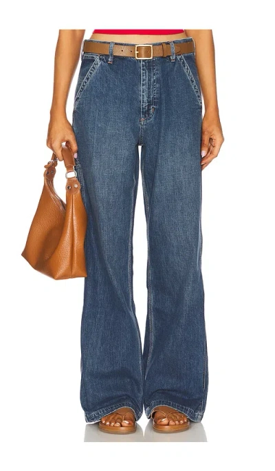 Denimist Teri Wide Leg Carpenter In Blue