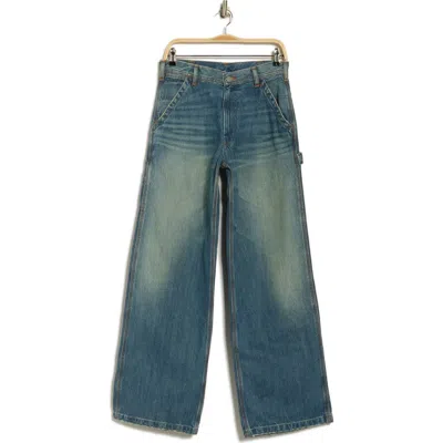 Denimist Teri Wide Leg Carpenter Jeans In Blue