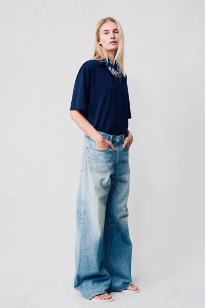 Denimist Teri Wide Leg Jean In Blue